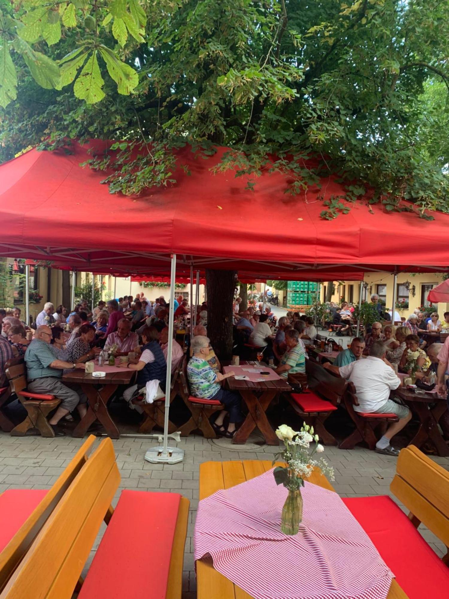 Brauerei Gasthof Kraus Hirschaid Bagian luar foto